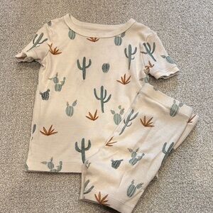 Little Co. Kids Cactus Pajama Set